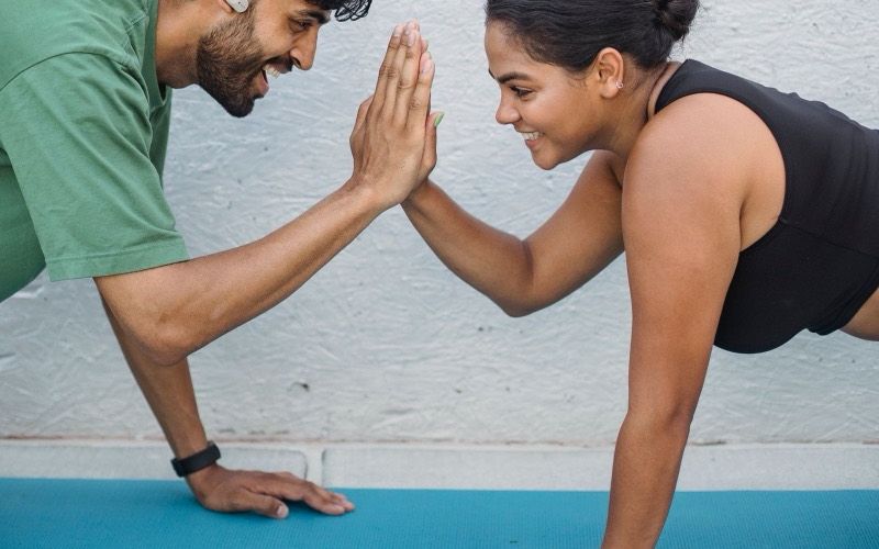 A healthy, active couple